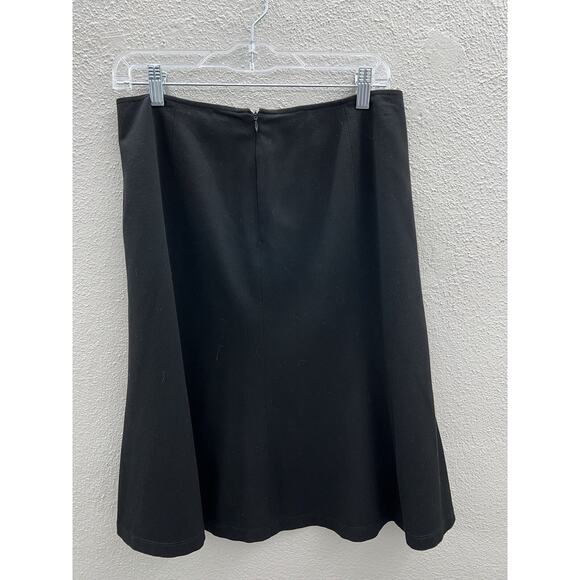 Womens Rafaella Black Minimalist Skirt Size 12 Petite with alterations - Picture 6 of 10
